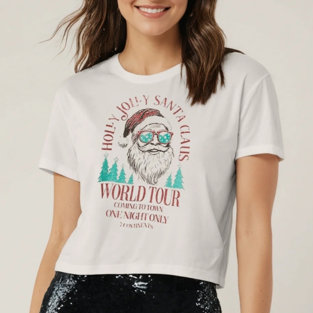 Wildfox Santa World Tour Jamie Tee Snow White